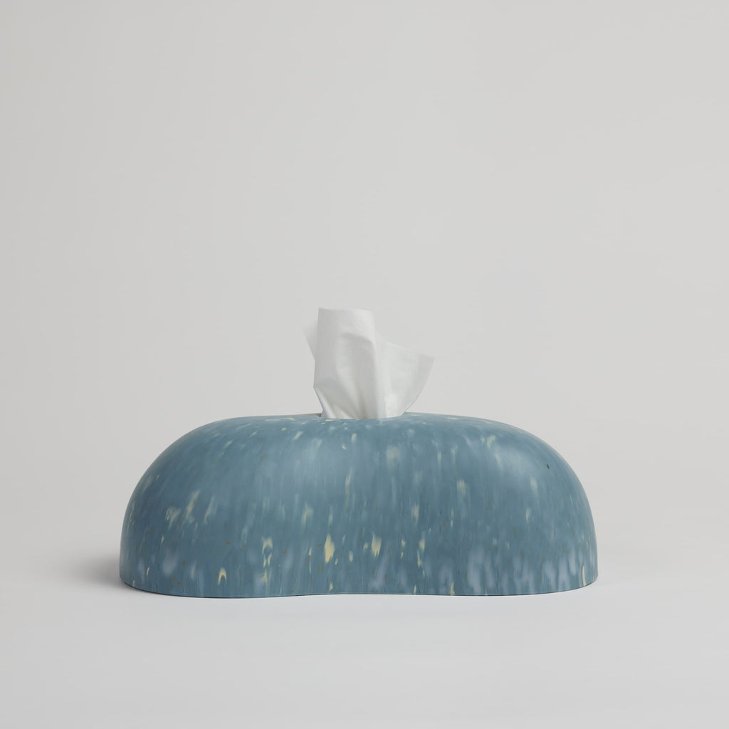 THE BEAN: Tissue Box Cover - Smoke Blue