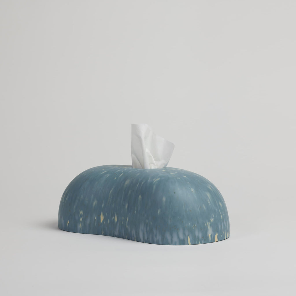 THE BEAN: Tissue Box Cover - Smoke Blue