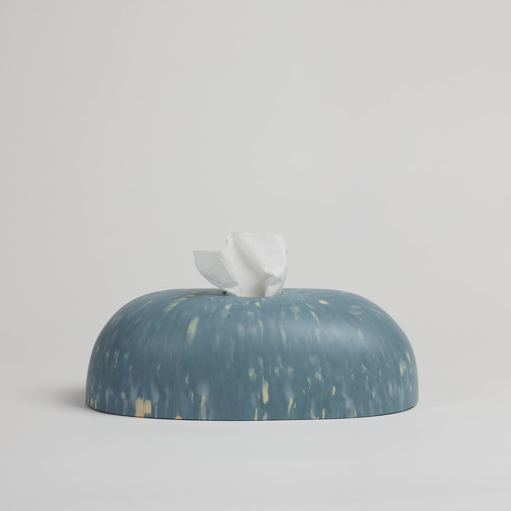 THE BEAN: Tissue Box Cover - Smoke Blue