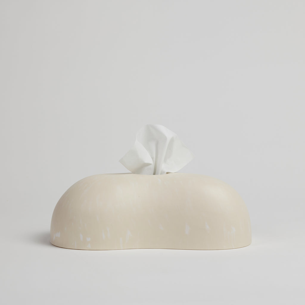 THE BEAN: Tissue Box Cover - Vanilla