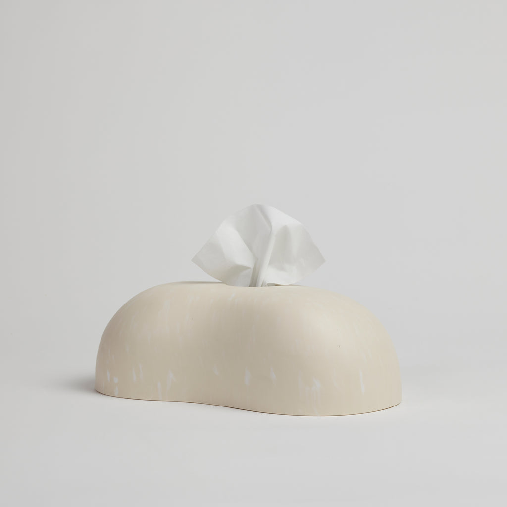THE BEAN: Tissue Box Cover - Vanilla