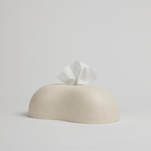 THE BEAN: Tissue Box Cover - Vanilla