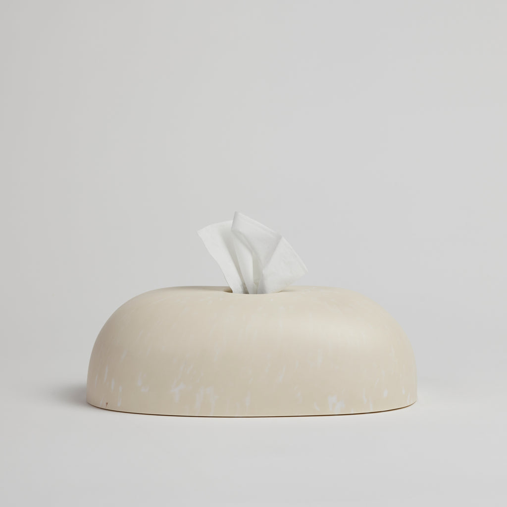 THE BEAN: Tissue Box Cover - Vanilla