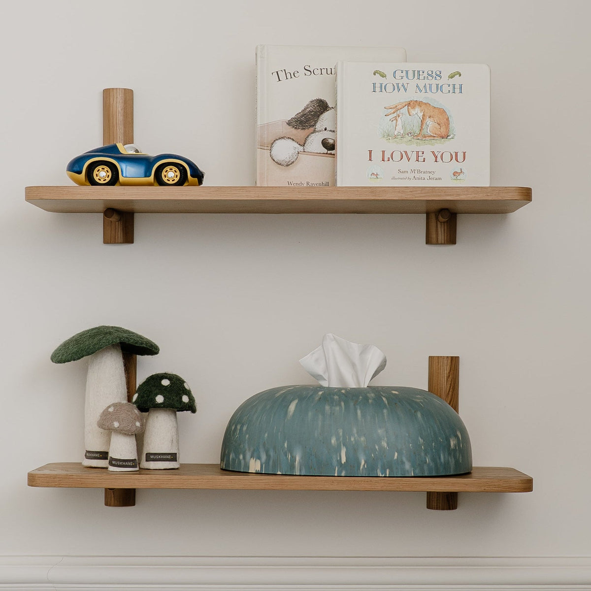 THE BEAN: Tissue Box Cover - Smoky Blue