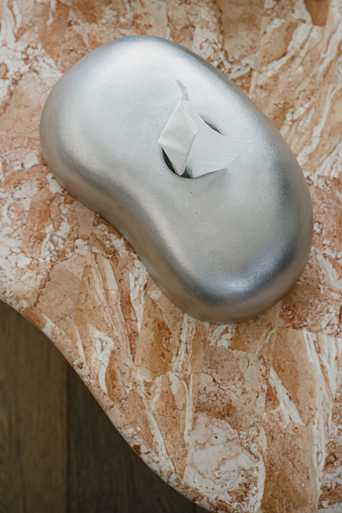 THE BEAN: Tissue Box Cover - Alumi